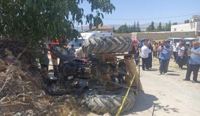 Malatya’da traktör kazasında sürücü kurtarılamadı