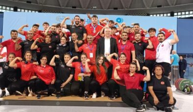 Milli halterciler Avrupa’da 61 madalya kazandı