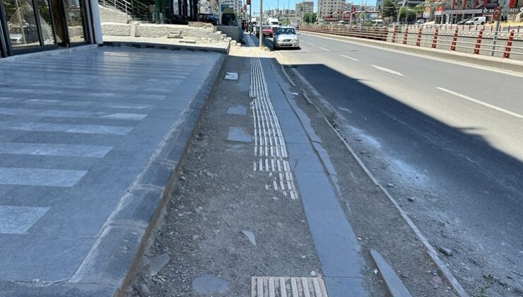 Diyarbakır’da engelli yol sorunu bitmiyor