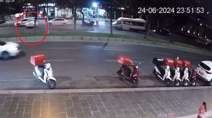 Yol kenarında bekleyen vatandaş ölümden kıl payı kurtuldu