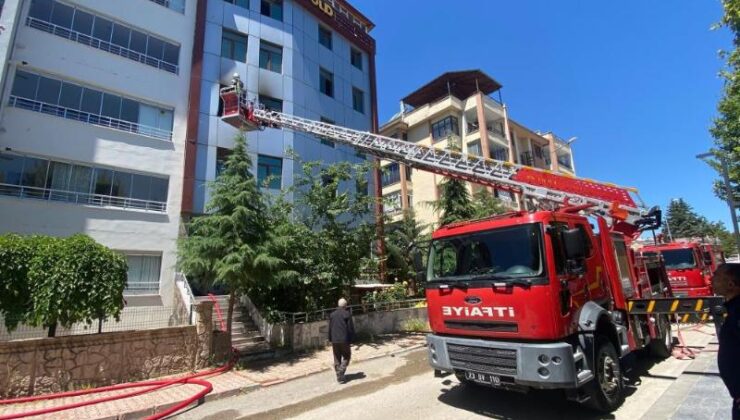 Pansiyonda, yangın, dumandan etkilenenler kurtarıldı