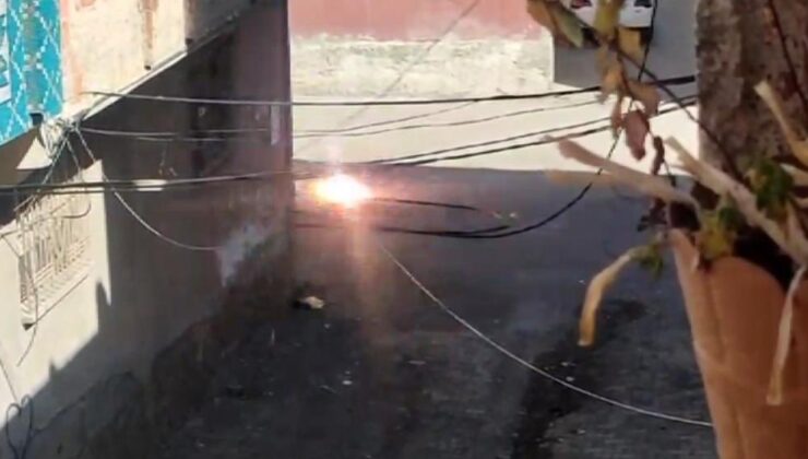 Şanlıurfa’da elektrik kablosu patladı