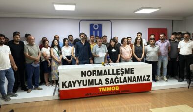 TMMOB, iktidarı kayyım uygulamalarından vazgeçmeye çağırdı