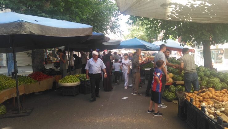 Bayram Sonrası Diyarbakır Semt Pazarlarında Yoğunluk Yaşanıyor