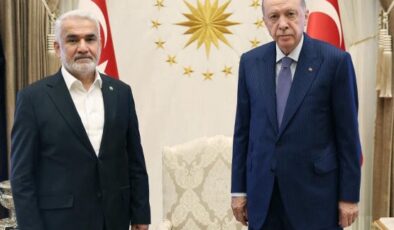Cumhurbaşkanı Erdoğan, HÜDA-PAR Genel Başkanı Yapıcıoğlu’nu kabul etti