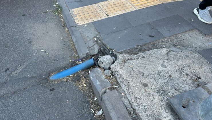 Diyarbakır’da tehlike saçan kablo