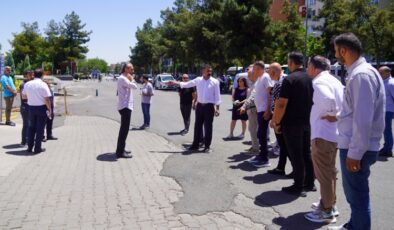 Büyükşehir Belediyesi ana hizmet binası girişi yenileniyor