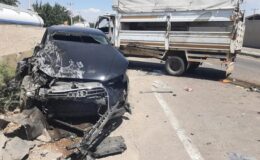 Bismil’de otomobil ile kamyonet çarpıştı: 5 yaralı