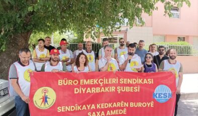 Diyarbakır’da BES, İŞKUR önünde