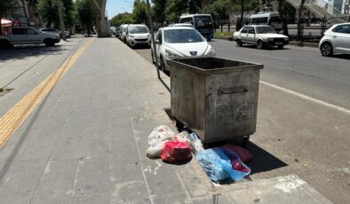 Diyarbakır Karacadağ Bulvarı’nda çöp sorunu