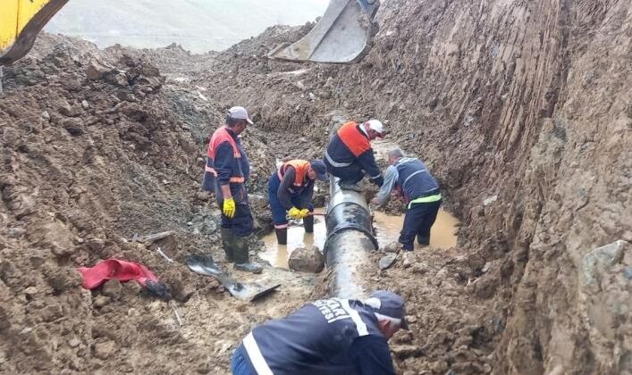 3 bin 500 rakımdaki su arızası giderildi