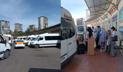 Diyarbakır İlçe Otogarı’nda Arefe Günü Yoğunluğu