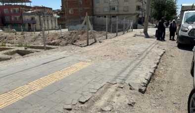 Diyarbakır’da kaldırımda yürüme zorluğu