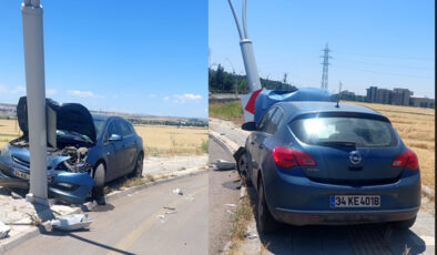 Aşırı hız kazaya neden oldu
