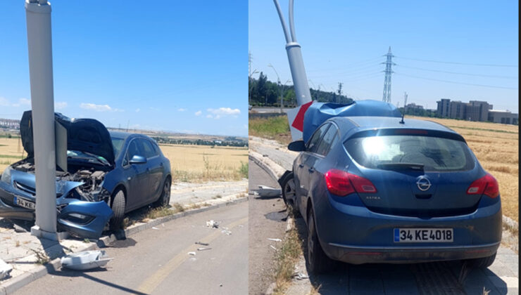 Aşırı hız kazaya neden oldu