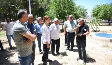 Bismil’de kaderine terk edilen parklar onarılıyor