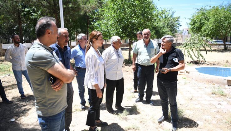 Bismil’de kaderine terk edilen parklar onarılıyor