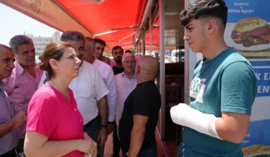 Serra Bucak hasta yakınlarını ziyaret etti