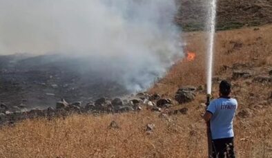 Şırnak’ta anız yangını kontrol altına alındı