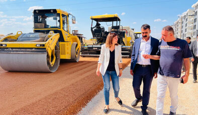 Teknokent İmar Yolundaki çalışmalar denetlendi