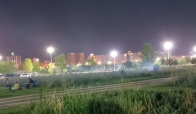 75 Park mangal alanına döndü