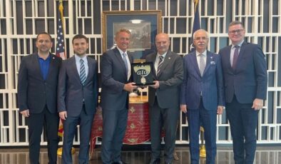 ATO Başkanı Baran, ABD Büyükelçisi Flake’i ziyaret etti