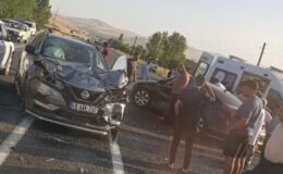 Elazığ’da trafik kazası: 8 yaralı