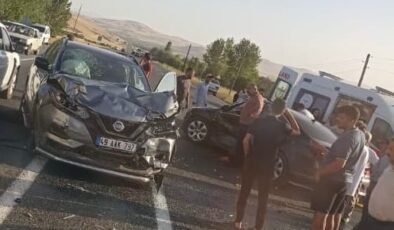 Elazığ’da trafik kazası: 8 yaralı