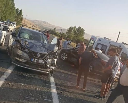 Elazığ’da trafik kazası: 8 yaralı