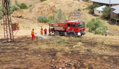 Bingöl Kırsalında çıkan yangınlar ormana sıçramadan söndürüldü