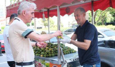 Adana’da sıcaklarda dikenli incirle serinleme
