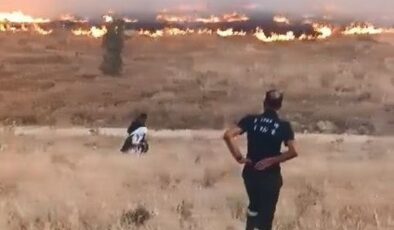 Adıyaman’da yaşlı kadın alevlerden kurtarıldı