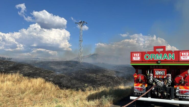 Bingöl’de kırsal alandaki yangın kontrol altında
