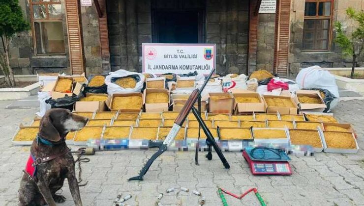 Bitlis’te büyük kaçak tütün operasyonu