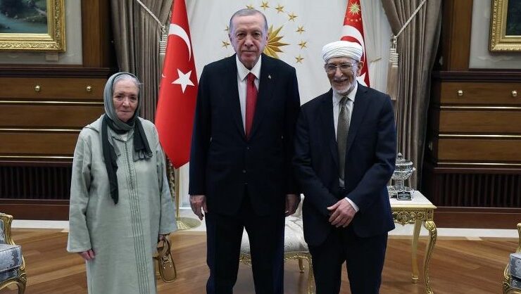 Cumhurbaşkanı Erdoğan , Faslı filozof Abdurrahman’ı ağırladı