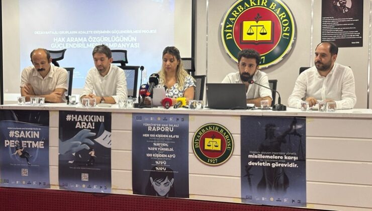 Diyarbakır’da “Hak Arama Özgürlüğünün Güçlendirilmesi” kampanyası