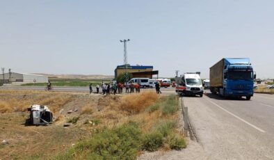 Diyarbakır’daki kaza güvenlik kamerasına yansıdı