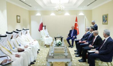 Cumhurbaşkanı Erdoğan ve Katar Emiri Astana’da buluştu