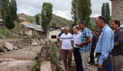 Erzurum’da sel yaraları sarılıyor