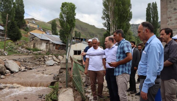 Erzurum’da sel yaraları sarılıyor