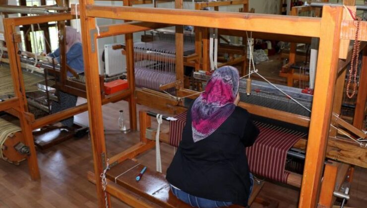 Gazenne kumaşı kadınların elinde yeniden hayat buluyor
