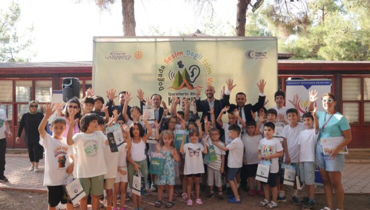 Gaziantep’te işitme engellilere özel kamp etkinliği