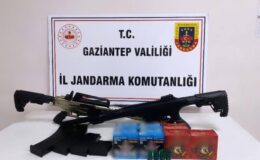 Gaziantep’te ruhsatsız silah operasyonu