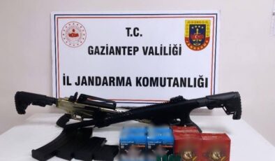 Gaziantep’te ruhsatsız silah operasyonu