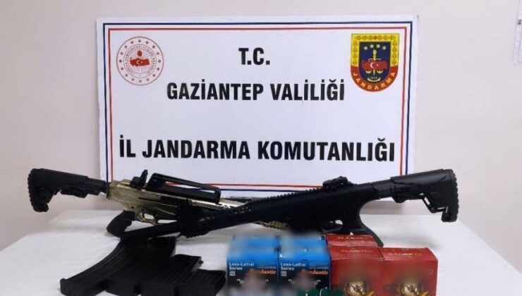 Gaziantep’te ruhsatsız silah operasyonu
