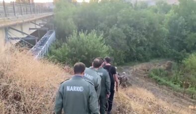 Hevsel bahçeleri’nde dron destekli operasyon
