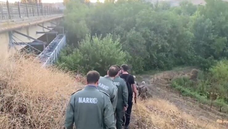 Hevsel bahçeleri’nde dron destekli operasyon