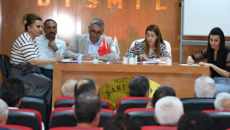 Bismil Belediyesi muhtarlarla bir araya geldi