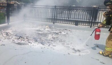 Kuzey’den gelen çöp balonları Seul’de yangın çıkardı