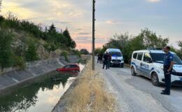Malatya’da kovalamaca kanala düşüşle sonuçlandı